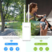 TH - OA81 High Power 300Mbps 2. AP WiFi 4GHz dengan 1 WAN + 2 LAN Ethernet Wireless Outdoor AP