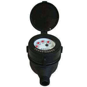Nylon Plastic Multi Jet Water Meter DN15 To DN50 Threaded Connection IP65 Protection Dry Type - Product Image 1