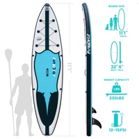 FUNWATER Dropshipping OEM sup Boards Gonflable Livraison gratuite Stand up Paddle Board 10X32X6 Paddle Board 20psi