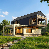 Casa Modular Prefabricada Moderna Expandible de Tamaño Personalizado, Villa Móvil Ensamblada, Duradera, Anticorrosiva, de Larga Vida Útil, Edificio de Oficinas