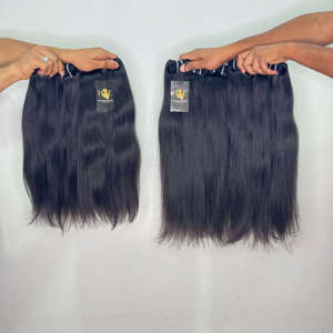Indian Virgin Raw Wavy straight Human <b>Hair</b> <b>Weave</b>,Brazilian raw mink Curly Indian Temple human <b>hair</b> Wefted Bundle - Product Image 1