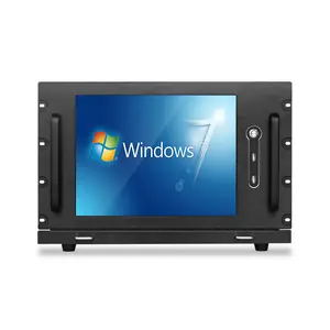 6U 산업 통제 서버 rackmount LCD 디스플레이 및 키보드를 가진 1 개의 산업 컴퓨터에서 15 인치 전부