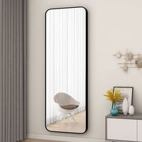 Miroir mural auto-adhésif en acrylique personnalisable moderne, doux et difficile à casser