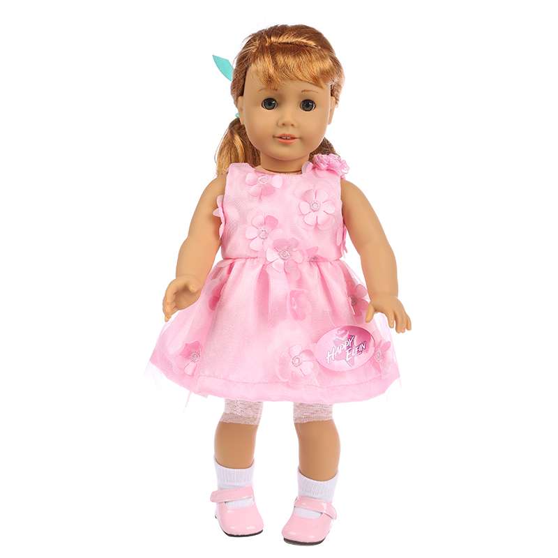 Китай производитель мода моющиеся для 18-дюймовой куклы американская девушка, одежда, платье принцессы