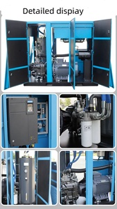 8 bar 24m3/min בורג סיבובית מדחס אוויר 180כ "ס/132kw שימון/גז מונע גלילה נייד סוג מנוע ליבה נושאת מנוע ליבה נושאת מנוע - Product Image 6