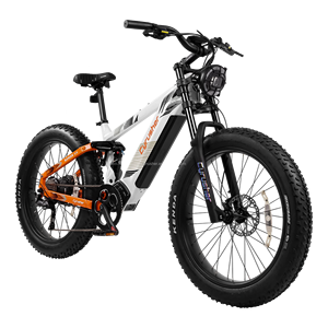 <span class=keywords><strong>Cyrusher</strong></span> Ranger 750W 2,0 Electric Fat Tire <span class=keywords><strong>E</strong></span>-<span class=keywords><strong>Bike</strong></span> 52V Batería de litio Sistema de frenos de disco Aleación de aluminio Montaña todo terreno - Product Image 2