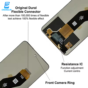 Écran <span class=keywords><strong>LCD</strong></span> de qualité identique à Crown pour TECNO <span class=keywords><strong>Techno</strong></span> Spark Go 2024 BG6M Smart 8 Spark 20 X6525 POP8 KJ5, compatibilité large des modèles - Product Image 3