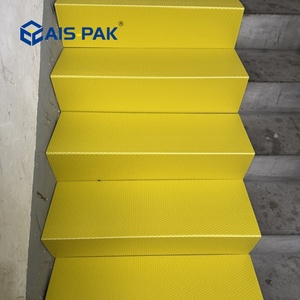 Planche de protection de <span class=keywords><strong>sol</strong></span> en plastique PP ignifuge à structure alvéolaire avec support en feutre, construction durable - Product Image 5