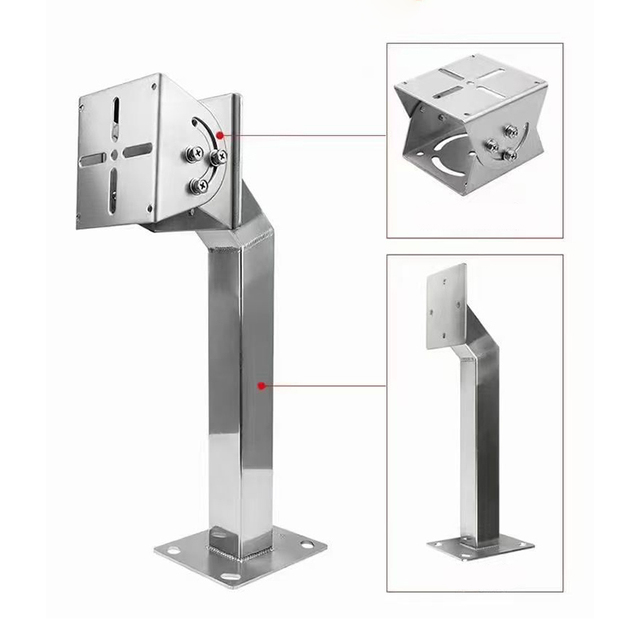 Factory Supply Heavy Duty Stainless Steel Wall Mounted Camera Bracket Explosion-Proof Monitor Accessory SurveillanceAccessories