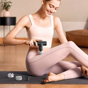 HAC-G16 hochwertige 4 <span class=keywords><strong>Massage</strong></span> köpfe Mini Deep Fascia Muscle 3200mah Therapeut ische elektronische <span class=keywords><strong>Massage</strong></span> pistole für Body Neck Face <span class=keywords><strong>Head</strong></span> - Product Image 4