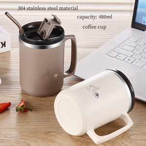 Vaso de <span class=keywords><strong>café</strong></span> de acero inoxidable 304 elegante al por mayor con mango duradero para <span class=keywords><strong>café</strong></span> caliente o helado - Product Image 4
