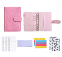 Classeur d'argent planificateur budgétaire planificateur de cahier a6 classeur de rembourrage en espèces avec enveloppes cahier à couverture rigide cahiers à couverture souple