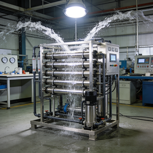 อุปกรณ์บำบัดน้ำบริสุทธิ์พิเศษ EDI ประสิทธิภาพสูง พร้อมปั๊มและ PLC 1000 ลิตร/ชั่วโมง สำหรับอุตสาหกรรมเซมิคอนดักเตอร์ อาหารและเครื่องดื่ม - Product Image 1