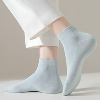 Chaussettes pour femmes en coton 100% blanc uni : chaussettes de sport respirantes, sans couture, anti-transpiration pour femmes