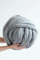 Ready Ship! Dyed Colored 21-23 Micron Chunky Merino Sheep Wool Roving Combed Fiber for Baby Blanket Knitting Yarn Scoured