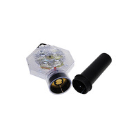 Lampe de signalisation LED portable réfléchissante pour chantier routier, motif fleur de prunier, avec batterie incluse