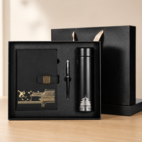 Ensemble Cadeau Personnalisable : Couverture en Cuir, Fermeture Magnétique, Tasse Thermique, Stylo, Carnets A5 Personnalisables pour Étudiants