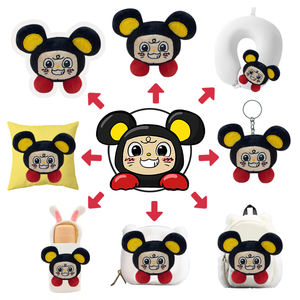 Jouets <span class=keywords><strong>de</strong></span> peluche <span class=keywords><strong>de</strong></span> <span class=keywords><strong>sirène</strong></span> unisexe personnalisés un PC tissu en peluche doux PP coton remplissage style mignon fonction amusante cadeaux <span class=keywords><strong>de</strong></span> bébé - Product Image 4