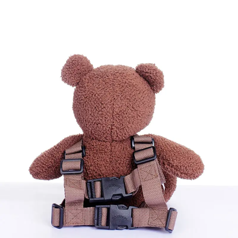 Фондовых поставок на мультфильм животных Медвежонок форма 2 в 1 Плюшевая Кукла Сумка Рюкзак Малыш анти-потерянный рюкзаки для детских игрушек