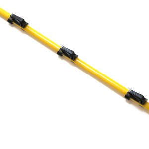 Poste de Cerca Eléctrica para Granja de Fibra de Vidrio, Resistente al Agua y a los Rayos UV, Color Amarillo - Product Image 3