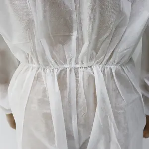 ملابس شاملة بيضاء مصممة من مواد غير منسوجة مقاومة للأتربة من شركة شيانتاو