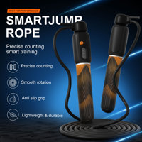 Corde à sauter électronique numérique en PVC avec compteur, roulement rotatif à 360°, réglable, OEM pour l'exercice et l'entraînement