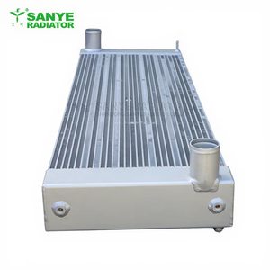Radiateur à ailettes en aluminium personnalisé SANYE XC--<span class=keywords><strong>MG</strong></span> 968 pour chargeuse, compatible moteur National 4, avec garantie de 6 mois, Shandong Chine - Product Image 1