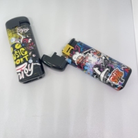Dongyi A08 Briquet électrique Vente à chaud Transparent Solide Personnalisation Couleur Jetable Flamme Gonflable Cigarette en plastique