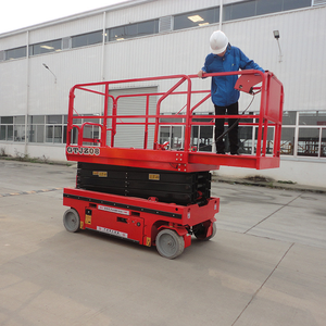 Plataforma Elevadora Eléctrica de Doble Horquilla Serie HWD de JS Wholesale, Nuevos Productos, Altura Máxima 1780-2050 mm - Product Image 1