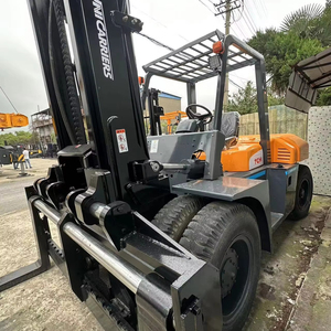 Second Hand Forklift <b>Used</b> TCM 10 Ton <b>Used</b> Japan diesel Forklift TCM FD100 for Sale Fork Lifting Forklift - Product Image 1