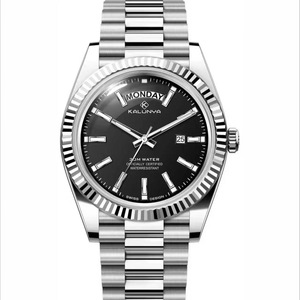 Мужские кварцевые часы для бизнеса |   Светящаяся индикация даты и дня недели |   Водонепроницаемость до 30 метров - Product Image 2