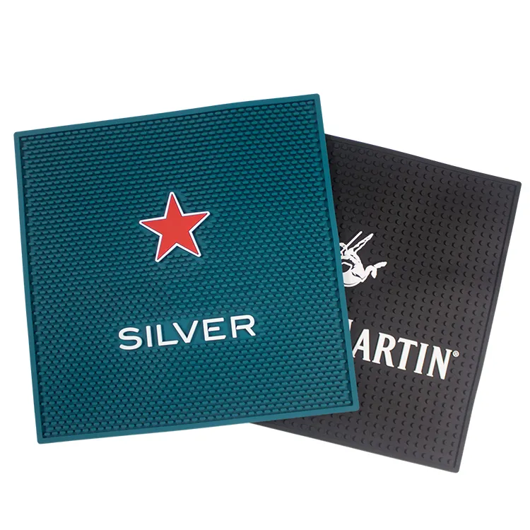 Merk Drinkpads Maker Gepersonaliseerde Bar Accessoires Bier Morsen Rubber Bier Mat Met Logo 'S