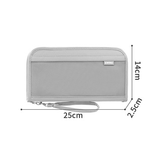 Porte-passeport multi-couches résistant à l'eau et au <span class=keywords><strong>feu</strong></span> X418 avec fermeture éclair et porte-cartes - Product Image 5