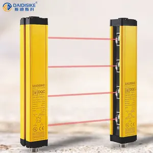 Fabrika doğrudan basın otomatik emniyet kapı koruma sarı kızılötesi ışın emniyet perdesi sensörü