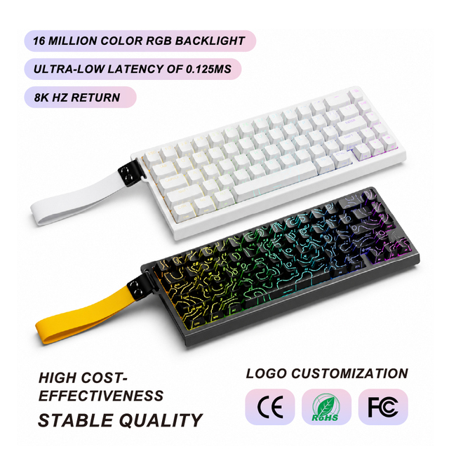 Hot Swappable RGB Mechanical Gaming Keyboard USB-C Wired Low Latency Keyboard for PC Esports OEM ODM Bulk Wholesale Buyers B2B