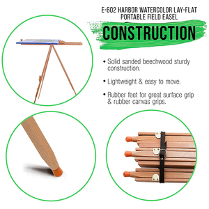 Giá Trưng Bày Để Bàn, Giá Vẽ Bằng Vải Bố Họa Sĩ, Giá Đỡ Ba Chân Bằng Gỗ Beechwood Cho Trẻ Em Giá Vẽ Tranh - Product Image 3