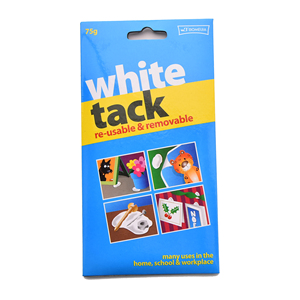 BOMEIJIA 50g/75g Adesivo Branco Reutilizável, Aba Adesiva Removível, Adesivo Multiuso Seguro para Paredes, Ideal para Outros Materiais Artísticos - Product Image 2