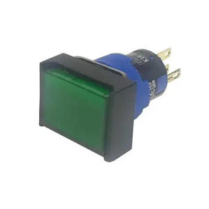 <b>Push</b> <b>Button</b> <b>Switch</b> K16-291G, 16MM,DC24V,With LED Light, Green KAC ON Brand New and Authentic - Product Image 4