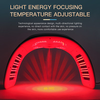 Appareil de luminothérapie faciale LED Photon PDT 2023, 7 couleurs, avec nano-spray, lumière UV et EMS