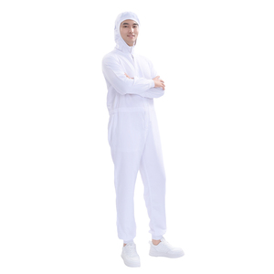Tuta <span class=keywords><strong>da</strong></span> <span class=keywords><strong>lavoro</strong></span> <span class=keywords><strong>per</strong></span> l'industria alimentare bianca | Tessuto TC65/35 210gsm | Uniforme <span class=keywords><strong>per</strong></span> la lavorazione degli alimenti personalizzata in fabbrica - Product Image 6