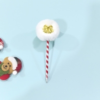 Stylo à bille en peluche de Noël, cloche d'arbre de Noël, étoile de Noël, stylo à bille de dessin animé, petit stylo cadeau de publicité de vacances