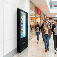Máquinas Expendedoras Compactas de Aperitivos y Bebidas con Múltiples Ranuras para Productos Digitales, Getrnkeautomat, Verkaufsautomaten