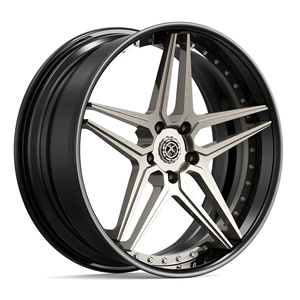 Ruedas forjadas personalizadas de 19 y 20 pulgadas para <span class=keywords><strong>BMW</strong></span> M2, diseño de cinco radios, nueva condición, 40mm ET 25mm, rendimiento compensado, ruedas de 2 piezas - Product Image 1