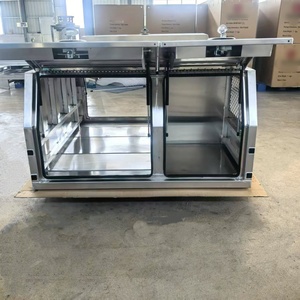 Caja de herramientas de aluminio de placa plana con jaula para perros, toldo para camioneta camper, fabricación personalizada de toldo de aluminio para Ute - Product Image 3