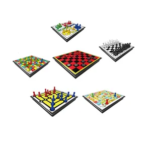 Chutes d'échecs EPT 2in1 Serpents et échelles Jeu Ludo Mini jeux d'échecs pour enfants 8-12 ans