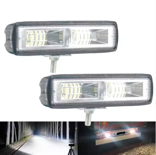Car Truck Spotlight for Auto Motorcycle Truck Boat Tractor Trailer Offroad LED Headlights 48W LED Work Light