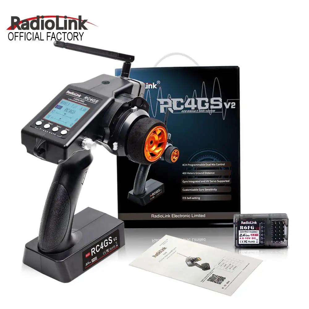 Hottest Item Radiolink 2.4GHz RC4GS V3 RC 5CH Transmitter Real time Telemetry High Speed Long Range RC Radio Remote Control Toys