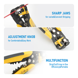 Outil multifonctionnel automatique pour dénuder les fils en acier avec pince auto-ajustable pour couper et sertir, qualité DIY, personnalisable OEM - Product Image 5