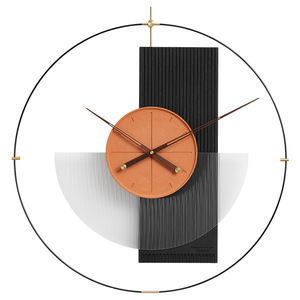 Nordic <b>Wall</b> <b>Clock</b> Round <b>Silent</b> Battery Powered Modern Living Room Decor Art - Product Image 5