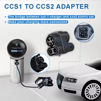200kw 250kw 200A 250A nouvel état sans fil EV charge CCS1 à CCS2 adaptateur prise pour véhicules électriques
